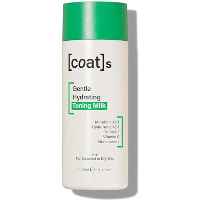 Coats GENTLE HYDRATING TONING MILK  HYDRATES, PROTECTS + EXFOLIATES TO HELP PREVENT BREAKOUTS  DERMATOLOGICALLY APPROVED + CLINICALLY PROVEN  125 ML - Image 1